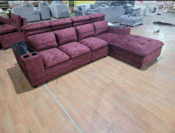 L-Shape Sofa Red