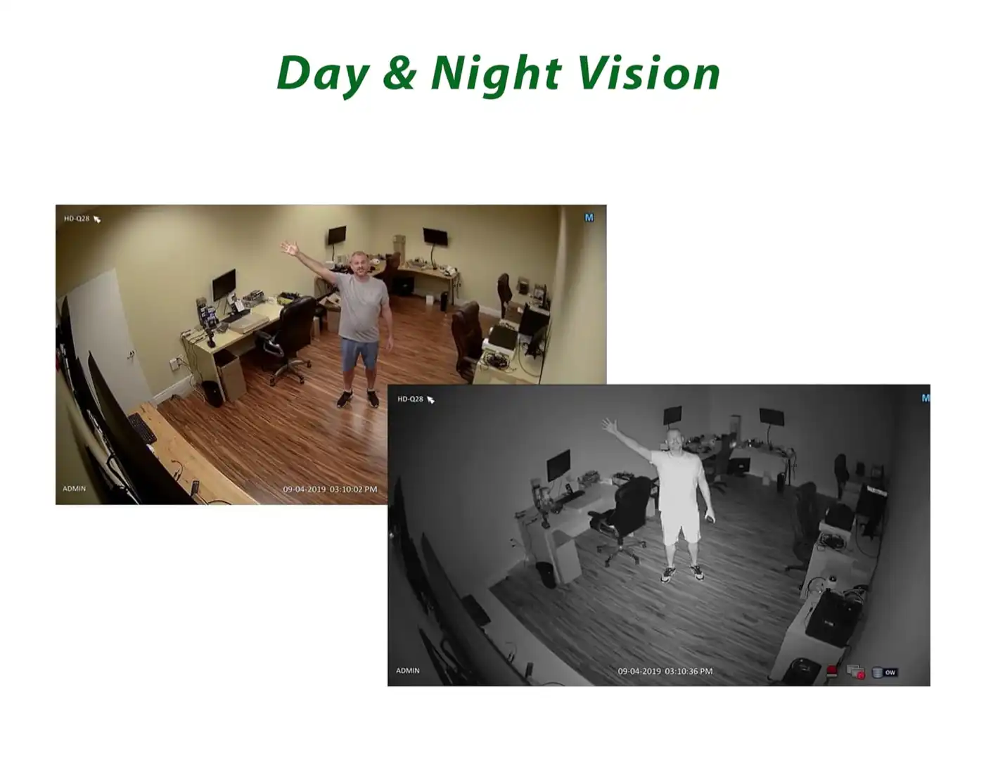 HIKVISION 16 Channel DVR with 5 MP 8 Bullet & 8 Dome Cameras with Audio Recording + 4 TB HDD + (3+1) Cable roll + 16 CH Power Supply + USEWELL BNC & DC Full Combo Kit with CCTV Rack - Image 4