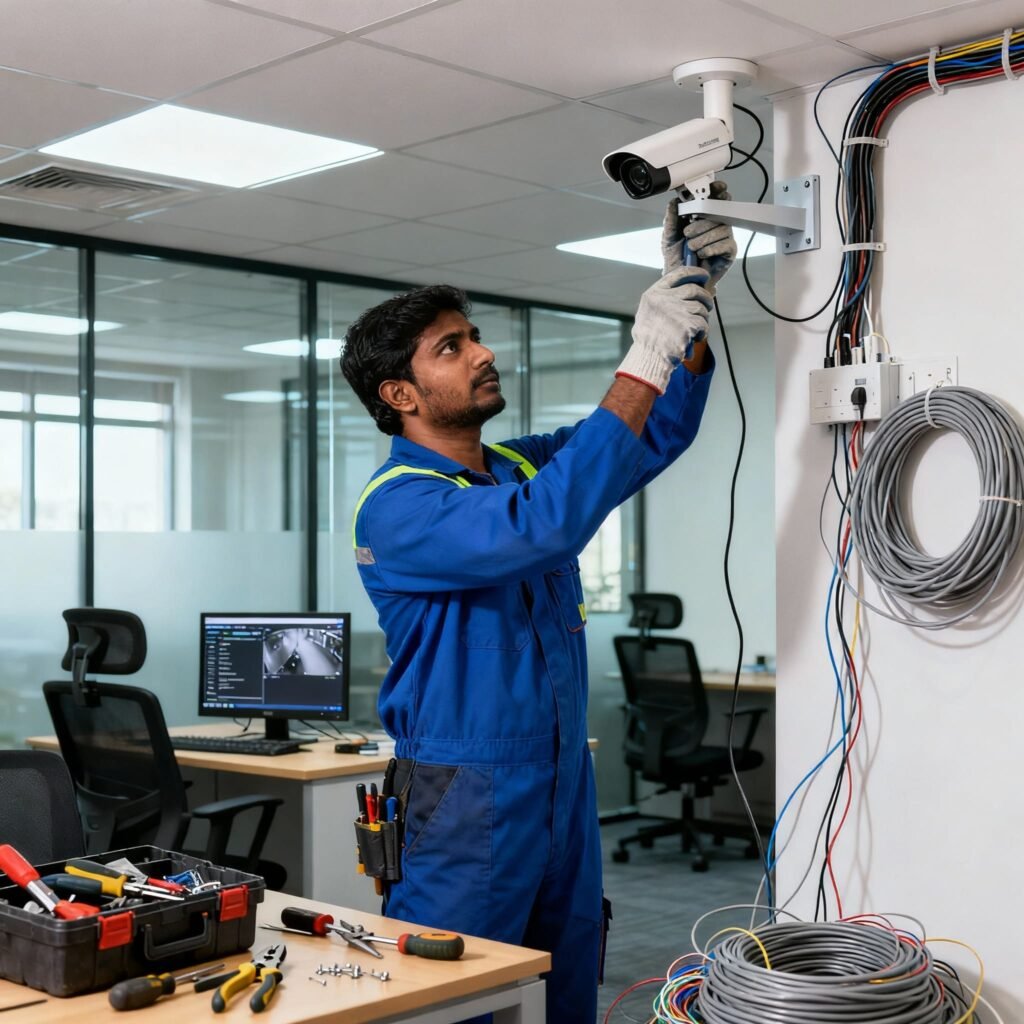 CCTV Fixing Electrician